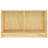 vidaXL TV Cabinet 70x33x42 cm Solid Pinewood