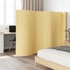 vidaXL Room Divider Light Natural Width 800 cm Height 165 cm Bamboo