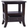 vidaXL Bedside Cabinet Light Black 40x40x45 cm Solid Wood Mahogany