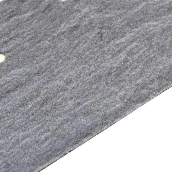 vidaXL Kitchen Carpet Washable Pepper 45x150 cm