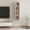 vidaXL TV Cabinets 2 pcs White 30.5x30x60 cm Engineered Wood