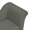 vidaXL Dog Sofa with Pillow Dark Grey 83x44x44 cm Plush