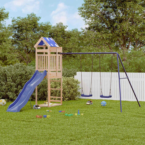 vidaXL Outdoor Playset Solid Wood Pine