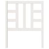 vidaXL Bed Headboard White 81x4x100 cm Solid Wood Pine