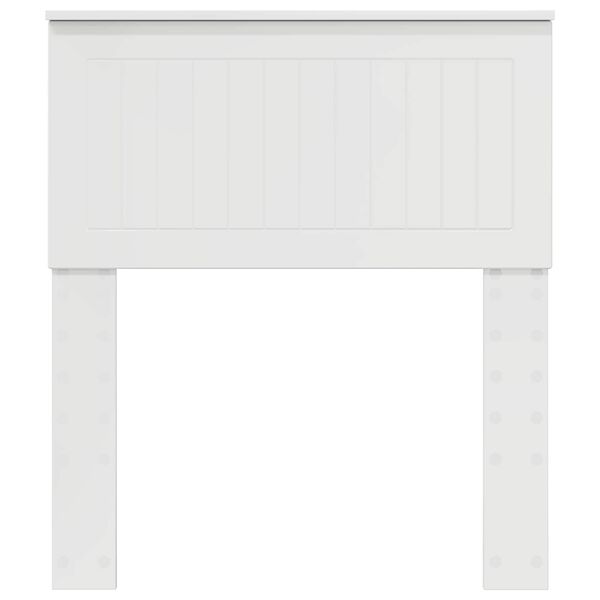 vidaXL Headboard with Headboard Gloss White 75 cm Engineered wood