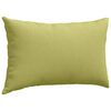 vidaXL Sofa Pillows 2 pcs Light Green 50 x 30 cm Fabric