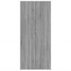 vidaXL Shoe Cabinet Grey Sonoma 80x35.5x180 cm Engineered Wood