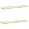 vidaXL 2-Piece Bench Cushions VUGHT 2 pcs 100% Polyester Cream