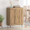 vidaXL Sideboard Artisan Oak 69.5 x 34 x 90 cm Engineered Wood