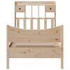 vidaXL Bed Frame without Mattress 90x190 cm Single Solid Wood Pine