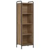 vidaXL Book Cabinet 43 x 33 x 142.5 cm Engineered Wood Artisan Oak
