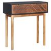 vidaXL Console Table 70x30x75 cm Solid Acacia Wood and MDF