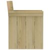 vidaXL 7 Piece Garden Dining Set Impregnated Pinewood