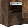 vidaXL TV Cabinet Smoked Oak 60x35x54 cm Engineered Wood