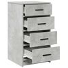 vidaXL Sideboard Concrete grey 40 x 41 x 75 cm Engineered wood