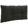 vidaXL Back Cushion PUTTEN 100% Polyester Black 70 x 40 x 10 cm