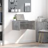 vidaXL Wall-Mounted Desk Concrete Grey 60 x 45 x 30 cm Engineered Wood