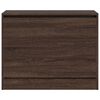vidaXL Shoe Cabinet Brown Oak 80x34x63 cm Engineered Wood