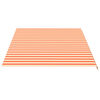 vidaXL Replacement Fabric for Awning Yellow and Orange 5x3.5 m
