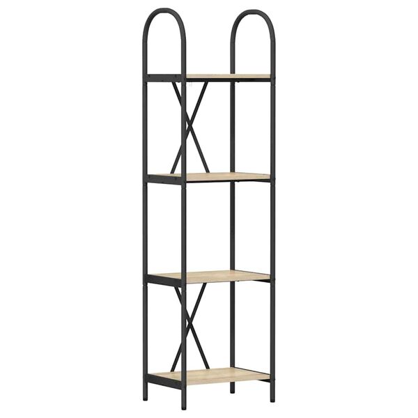 vidaXL Bookshelf Sonoma Oak 40 x 30 x 146 cm Engineered wood