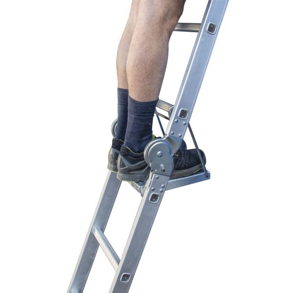 Escalo Footstool for Ladder Metal Silver