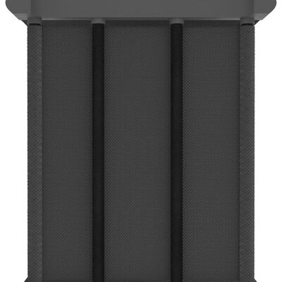 vidaXL 12-Cube Display Shelf with Boxes Grey 103x30x141 cm Fabric