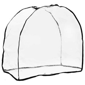 vidaXL Pet Stroller Cover Folding Transparent 66 x 35 x 59 cm PVC