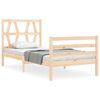 vidaXL Bed Frame without Mattress 90x200 cm Solid Wood