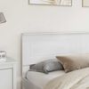 vidaXL Headboard Gloss White 200 cm Engineered wood