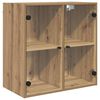 vidaXL Wall Cabinet 68 x 37 x 68.5 cm Engineered Wood Artisan Oak