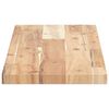 vidaXL Table Top 80x20x2 cm Rectangular Solid Wood Acacia