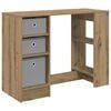 vidaXL Desk Artisan Oak Engineered Wood 100 x 40 x 75 cm