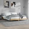 vidaXL Bed Frame without Mattress Sonoma Oak 120x200 cm Engineered Wood