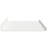 vidaXL Floating Shelf Wall-mounted 2 pcs White 80 x 18 x 2.5 cm Steel