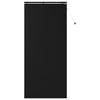 vidaXL Venetian Blind Black 105 x 250 cm 35 mm Solid Paulownia Wood