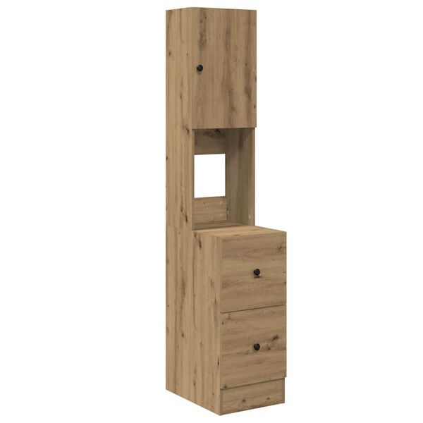 vidaXL Kitchen Sideboard with Drawer Artisan Oak 32 x 50 x 180 cm