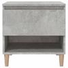 vidaXL Bedside Table Concrete Grey 50x46x50 Engineered Wood