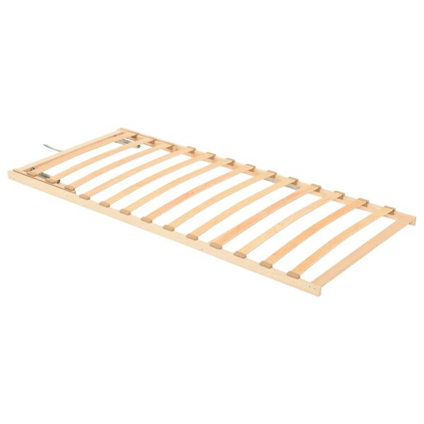 vidaXL Slatted Bed without Mattress Base Adjustable Head 90x200cm