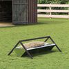 vidaXL Livestock Feeding Trough Silver 111 x 76 x 38 cm