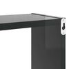 vidaXL Wall Cube Shelves 4 pcs High Gloss Grey 26x15x26 cm