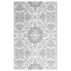 vidaXL Outdoor Rug ARAKIL Light grey 140x200 cm PP