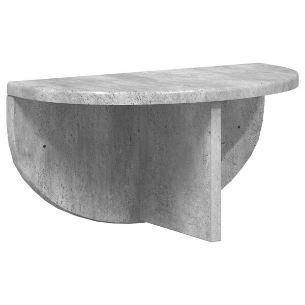 vidaXL Wall Shelf Concrete Grey 38 x 19 x 19 cm Engineered Wood