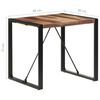 vidaXL Dining Table 80x80x75 cm Solid Wood