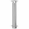 vidaXL Chimney Extension Silver 35 x 35 x 132 cm Stainless steel