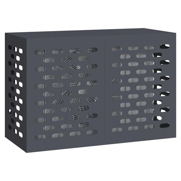 vidaXL Air Conditioner Cover Anthracite 90 x 40 x 60 cm Steel