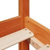 vidaXL Bed Frame without Mattress Wax Brown 140x200 cm Solid Wood Pine