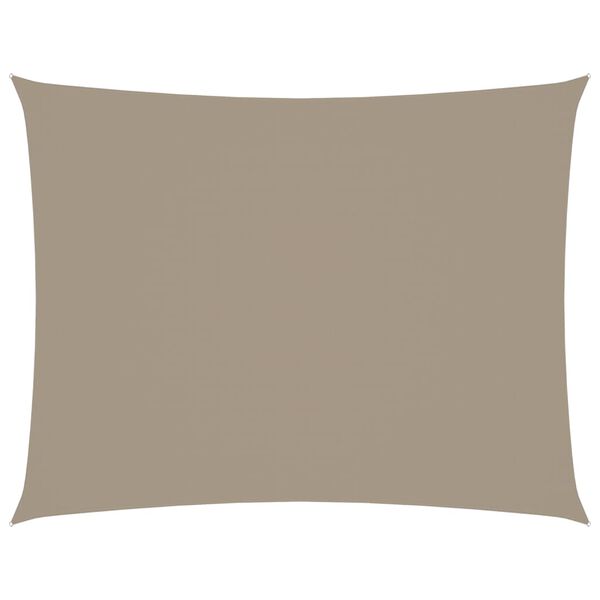 vidaXL Sunshade Sail Oxford Fabric Rectangular 2.5x3.5 m Taupe