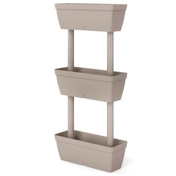 vidaXL Garden Planter 6 pcs 100 cm Taupe