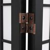 vidaXL Folding 6-Panel Room Divider Japanese Style 240x170 cm Black