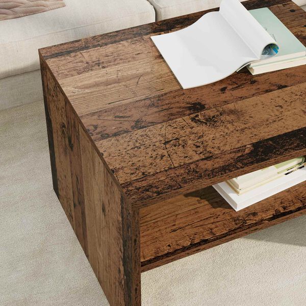 vidaXL Coffee Table Old Wood 60 x 50 x 40 cm Engineered Wood